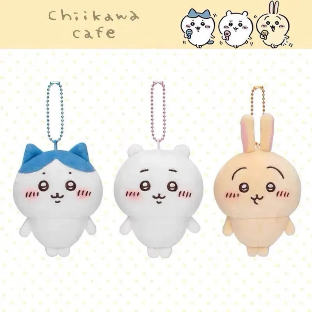 Heiß # # Kawaii Chiikawa Plüsch-Schlüsselanhänger Puppe Anime Niedliche Hachiware Cartoon Taschenanhänger Puppenanhänger Spielzeug Geburtstagsgeschenk