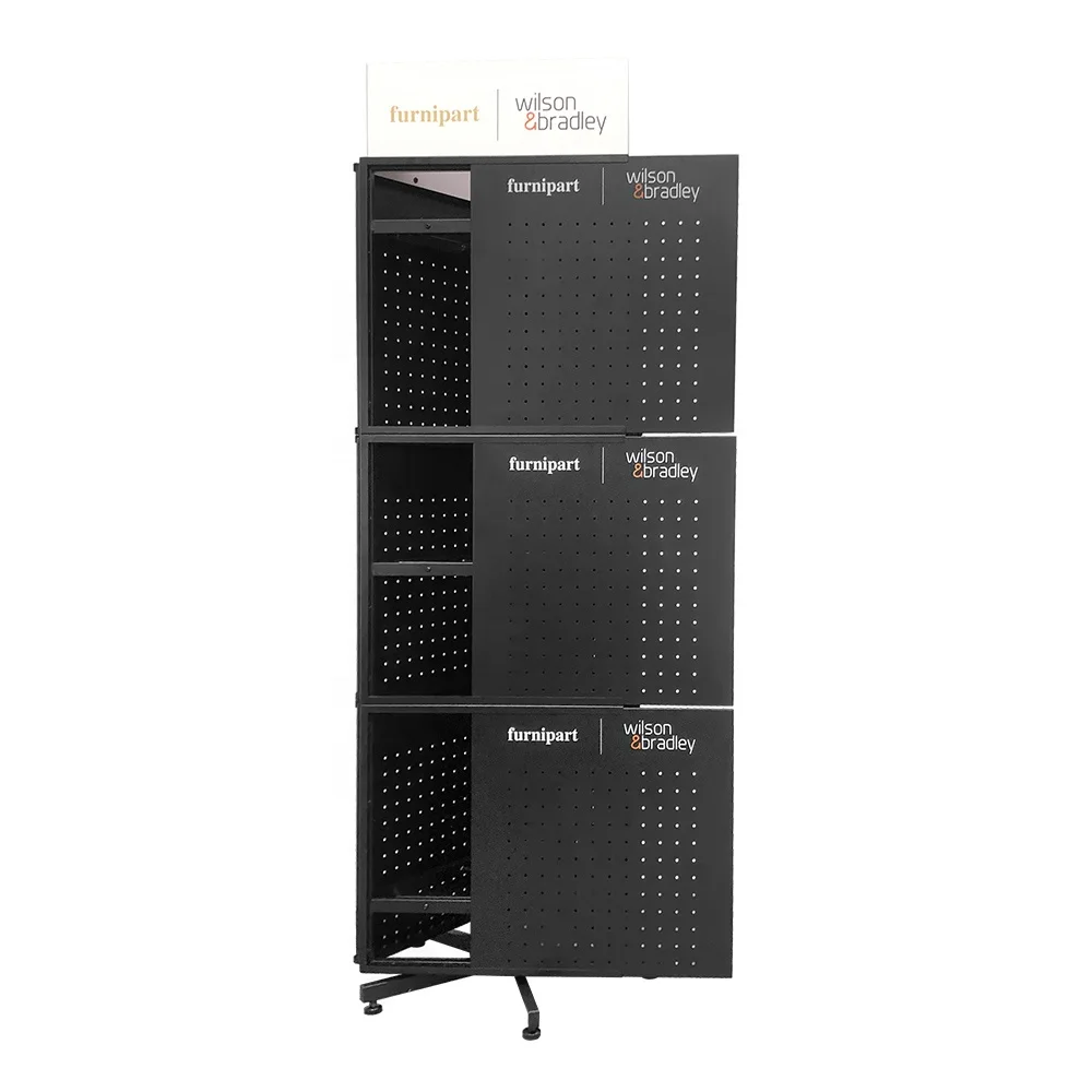 Metal Retail Shop Accessory Display Rack Rotating