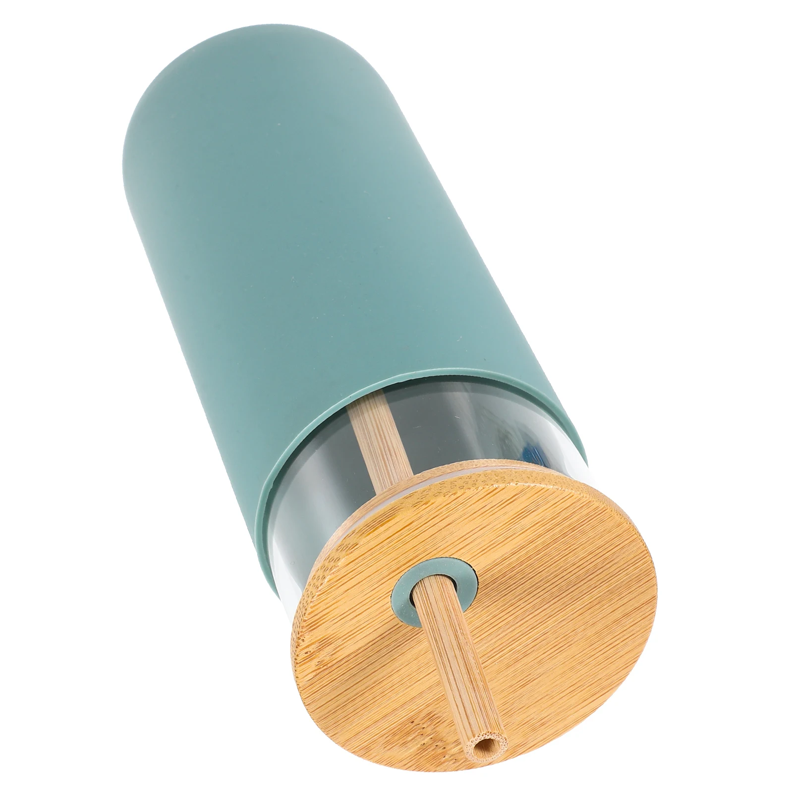 

Glass Silicone Sleeve Milk Tea Water Cooler Cold Drink Bottle Portable Beverage Cup Household Use Outdoor Juice Cup Adorable
