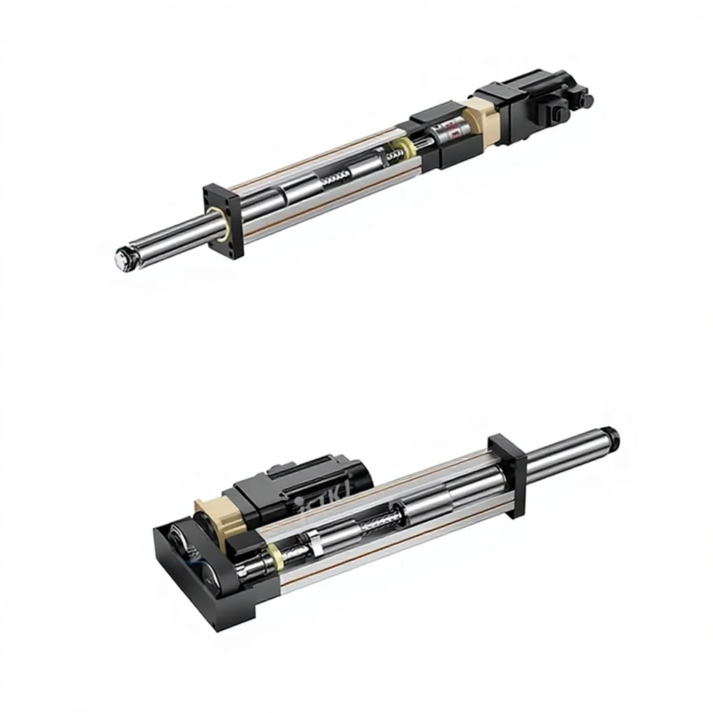 Supply JST S2 Electric Cylinders High-precision Ball Screws Parallel Installation 100mm Stroke 4KN Load 50mm/s Speed 400W IP65