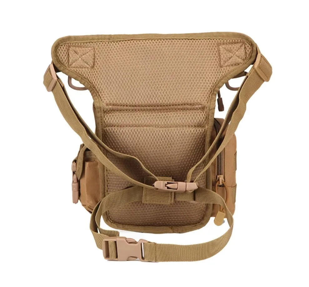 ARTEX Tactical Waterproof Oxford Camo Leg Bag Sling Crossbody Shoulder Pack Multi-Pocket Photography Cycling Hiking Outdoor EDC