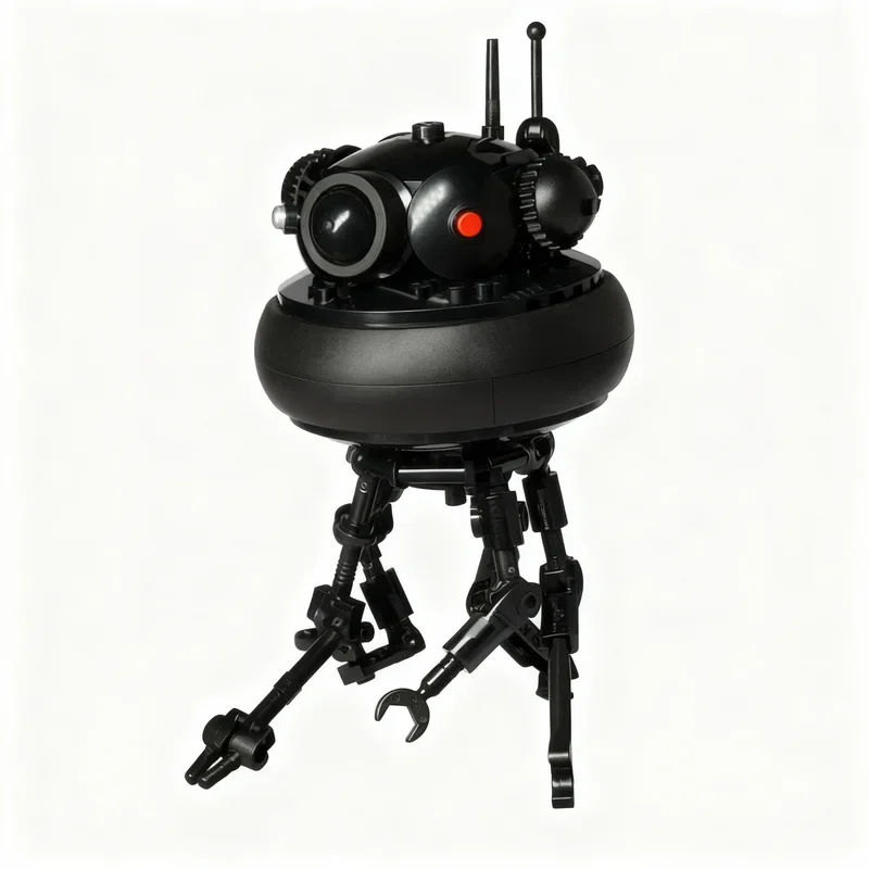 100pcs MOC Star Battle UCS Imperial Probe Droid Model Building Blocks Construction Festival Gift DIY Toy Idea Education