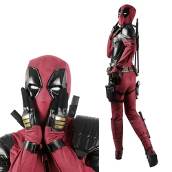 Dead Soldier 3 Wade Cosplay Costume New High Quality Red Battle Clothes Halloween Party Outfit Props With Boots Belt Mask
