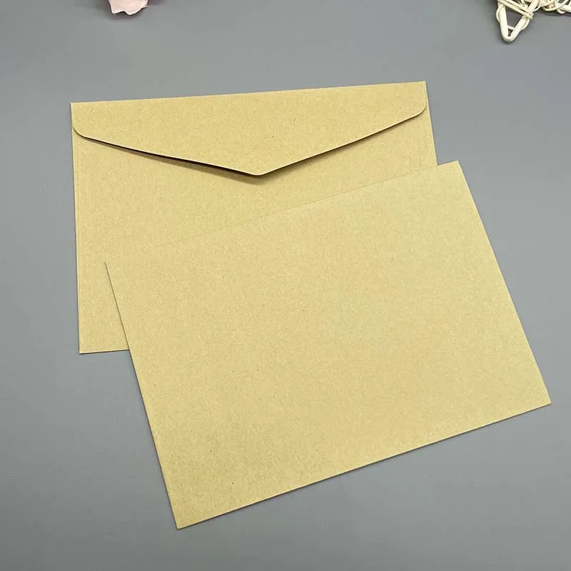 30pcs/lot Blank Pink Envelope A5 229x158mm Western Wedding Invitation Letter Postcard High-grade Business Storage Gift Packing