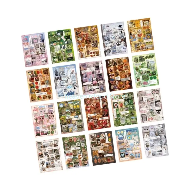 Y88b Японские стиливы наклейка ретро наклейка на стикер наклейка книга канцелярские товары канцелярские товары