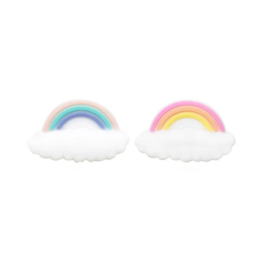 20/50pcs New Silicone Beads Focal BPA Free Food Grade Silicone Teether Beads Wholesale DIY Pacifier Chain Jewelry Accessorie