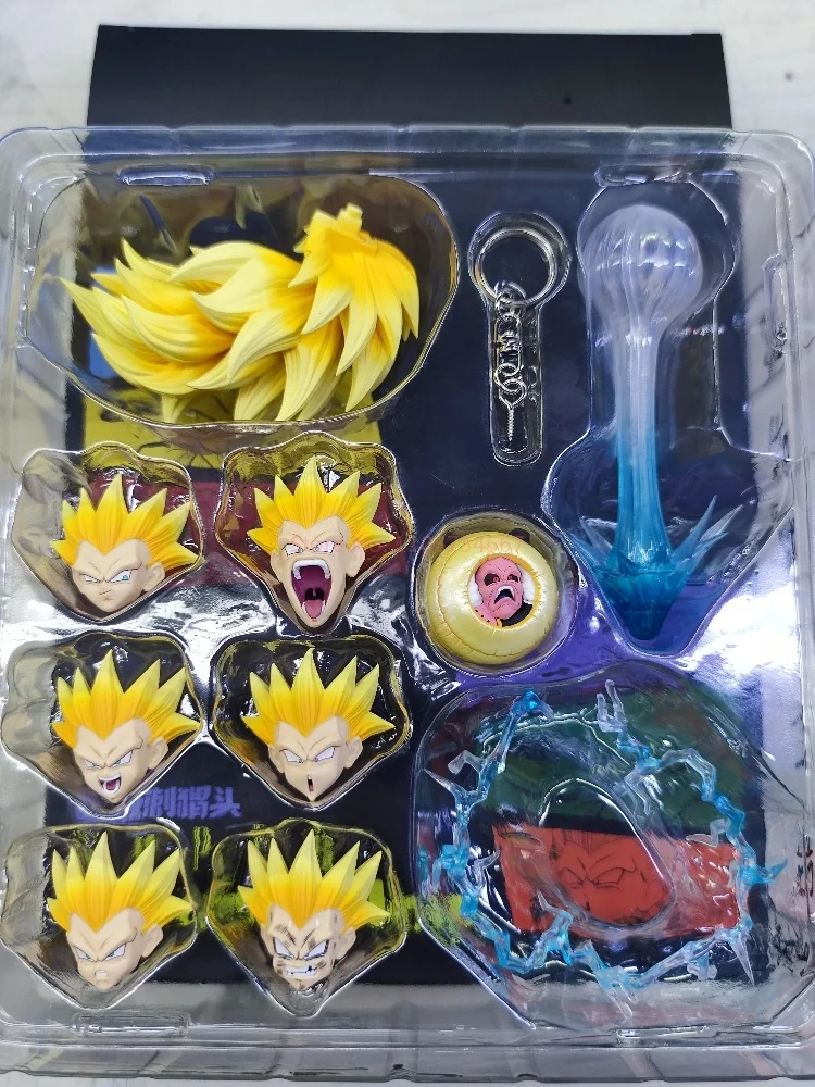 Dragon Ball Ssj3 Gotenks Head Accessories Figures S.H.Figuarts Shf Super Saiyan 3 Kit Anime Action Toys Models Gift