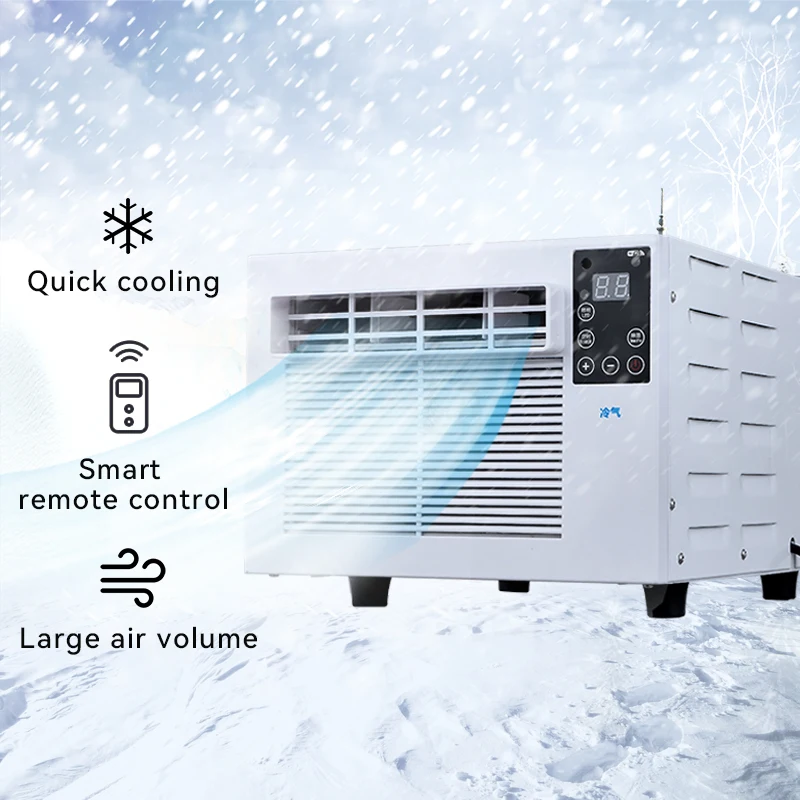 Compressor cooling portable air conditioner 2000 btu office air conditioning for room small window air conditioner