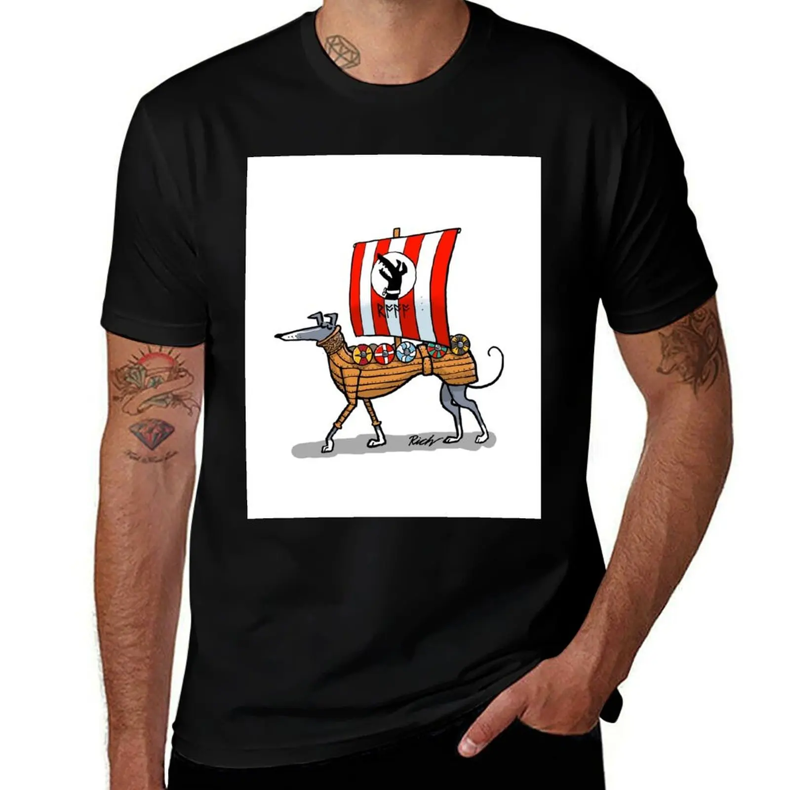 The Viking one T-Shirt Functional Casual Short Sleeve Tee T-Shirt