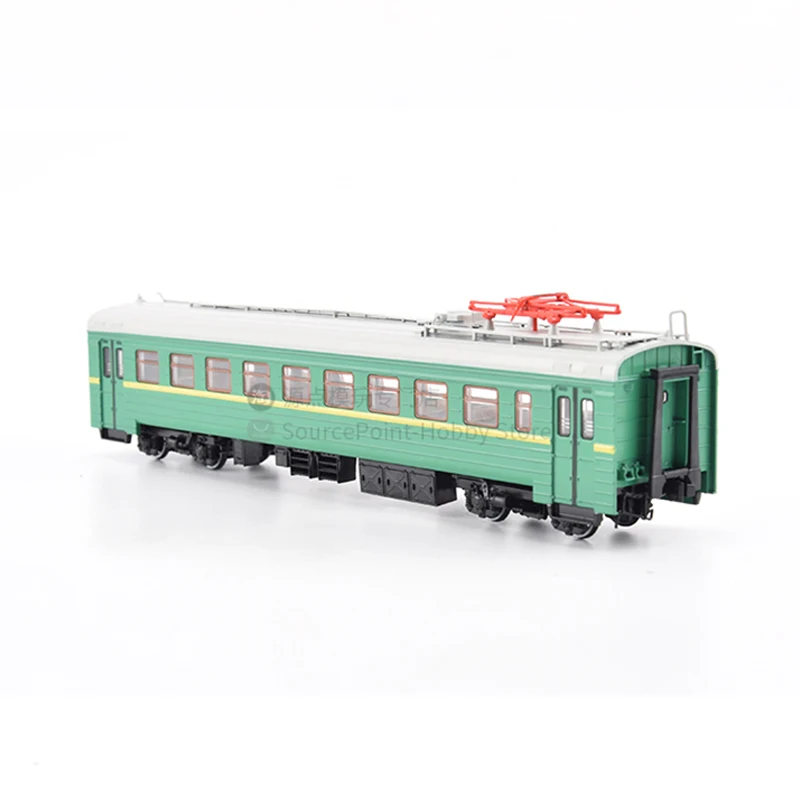 1:87 Scale Plastics Soviet ER2 Electric Multiple Unit Passenger Car Model JLKN015 Classic Adult Toy Gift Souvenir Static Display