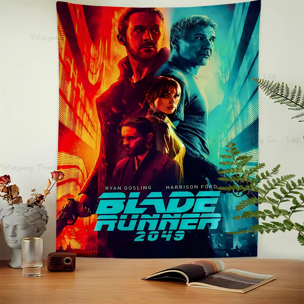 Blade Runner 2049 Anime Tapestry Indiase Boeddha Wanddecoratie Hekserij Boheemse Hippie Muurhangende Lakens