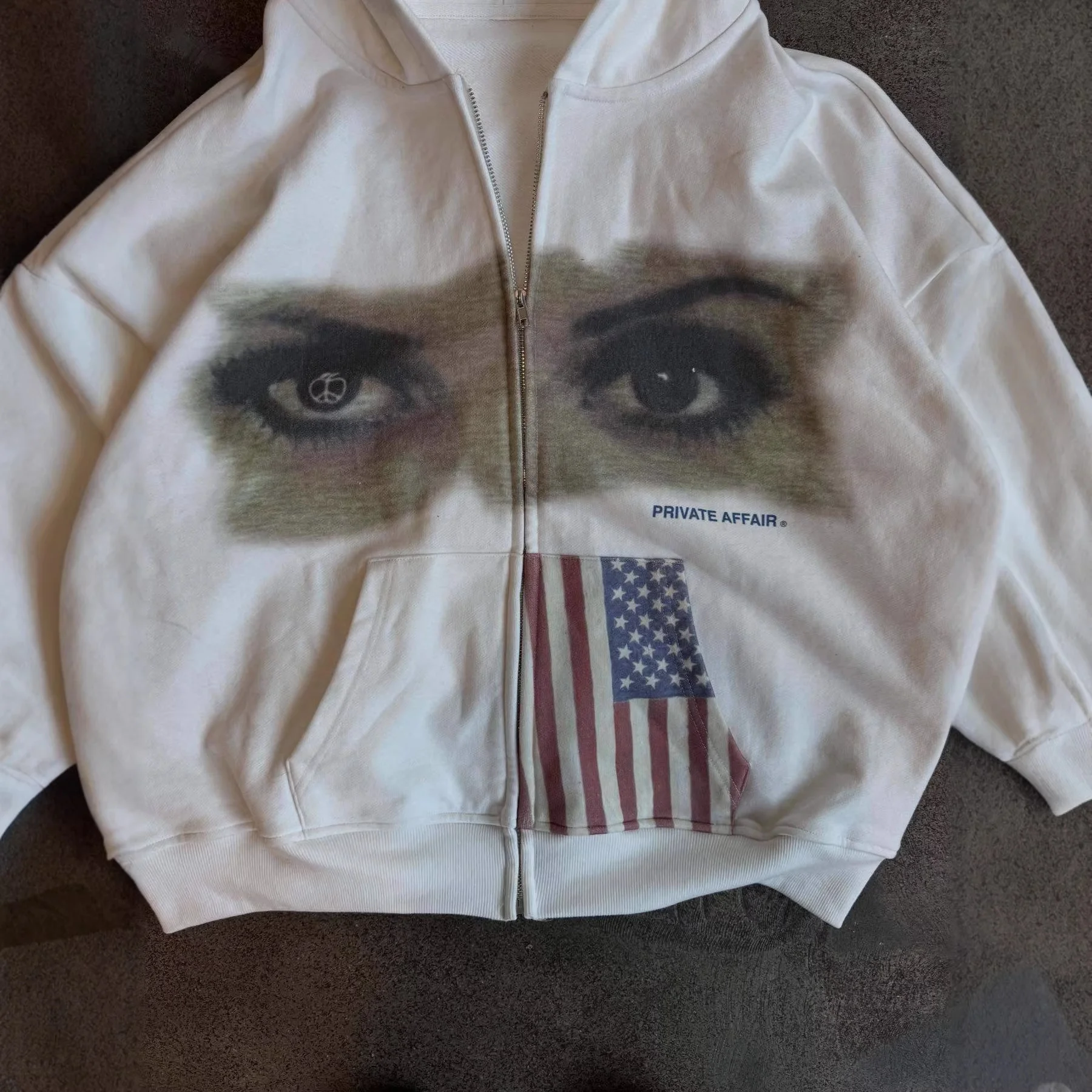 Retro-Amerikanische Flagge Leo – Street Fashion Usa Bewertung und Preis