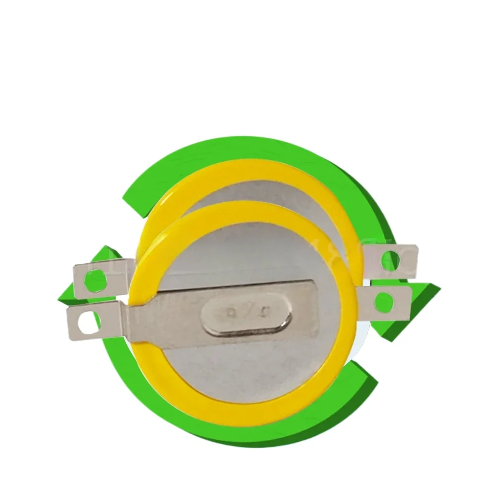 50-100PCS CR1616 CR 1616  For Watch Calculator Clock Toy Button Coin Cell 50mAh 3V Lithium Battery With 180 degree Welding Foot