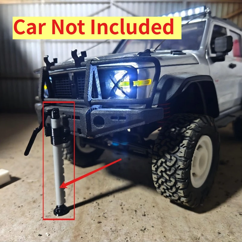 RC Crawler Custom Size Simulation Bull Bar Front Bumper Jack Decor Parts For MN/TK300 1/12 Scale RC Off-road Modificat Accessory view 3