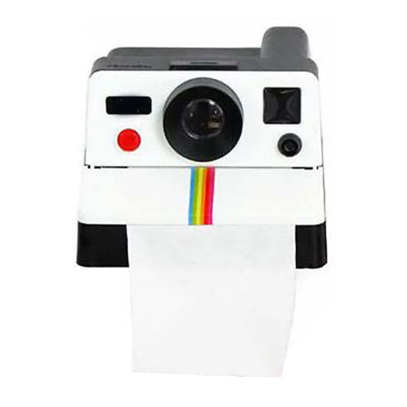 

WC Tissue Box for Creative Toilet Roll Camera Paper Holder Bathroom Retro Decor Portable Napkins