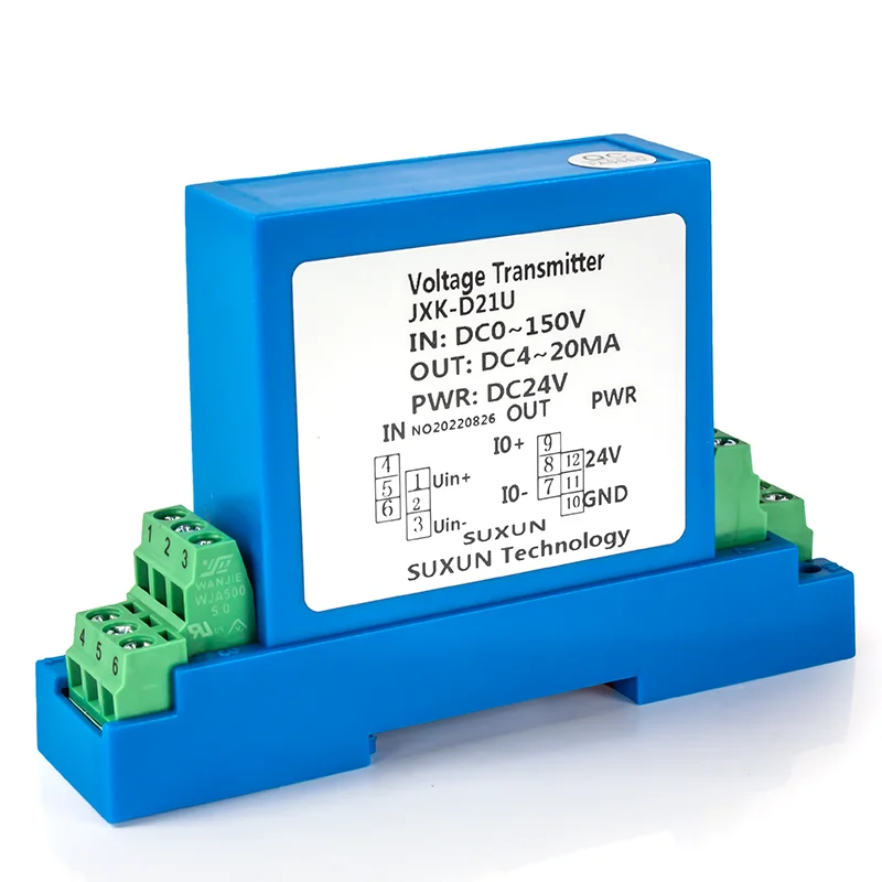 Spannungs messumformer 0-1000V bis 4-20mA rs485 Wechsels pannungs wandler 0 10V DC Spannungs signals ensor Wandler Sender