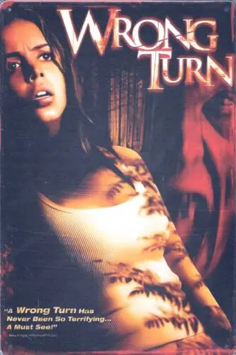 Wrong Turn - Eliza Dushku - Horror Movie Poster Metal Sign