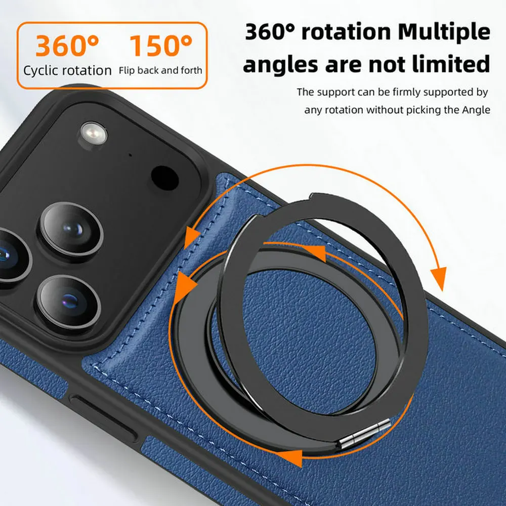 

Wireless Charging Magnetic Back Case For iPhone 17 16 15 14 13 12 11 Pro Max 16E Luxury Cover For iPhone 17 Air 16 15 Plus Etui