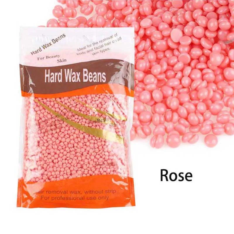 100g Wax Beans Hot Film Hard Wax Depilatory Hard Hair Removal Bean Waxing Bikini Face Legs Body Hair Removal Unisex