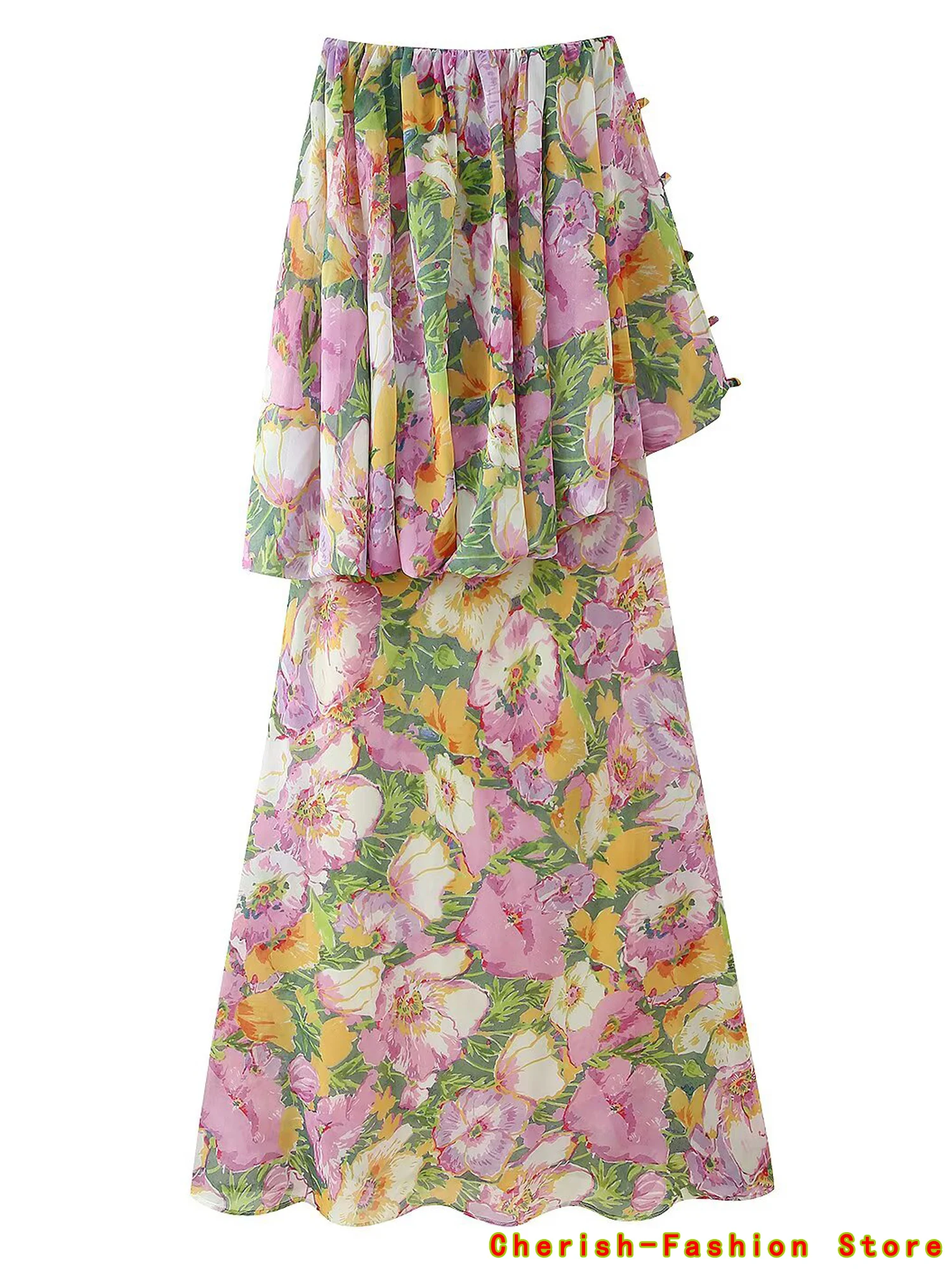 Elegant Printed Lon… - image