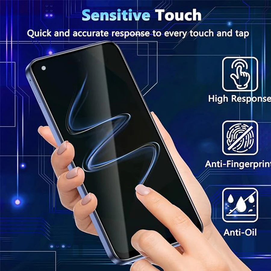 Для Oppo A52 PDAM10 антишпионская защитная пленка из закаленного стекла совместимая с OppoA52 полное покрытие для Фото №4