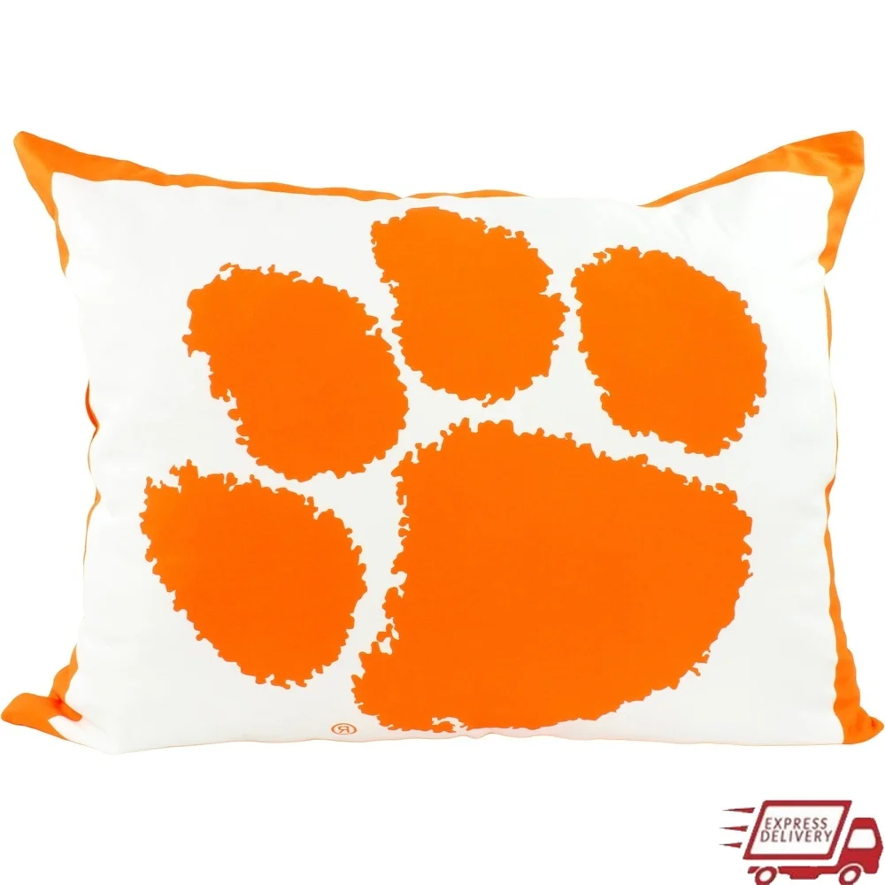 

Big Logo Pillow Fully Stuffed Double Sided 20x28 inches Great Fan Zone Bedroom Tailgating Napping Reversible Cotton Fiberfill