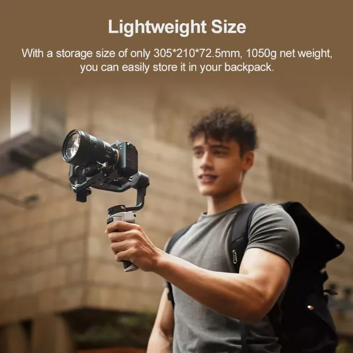 ZHIYUN CINEPEER WEEBILL 3E 3-Axis Camera Stabilizer Gimbal Wireless Blutooth Control Cameras Gimbals for DSLR Mirrorless Cameras