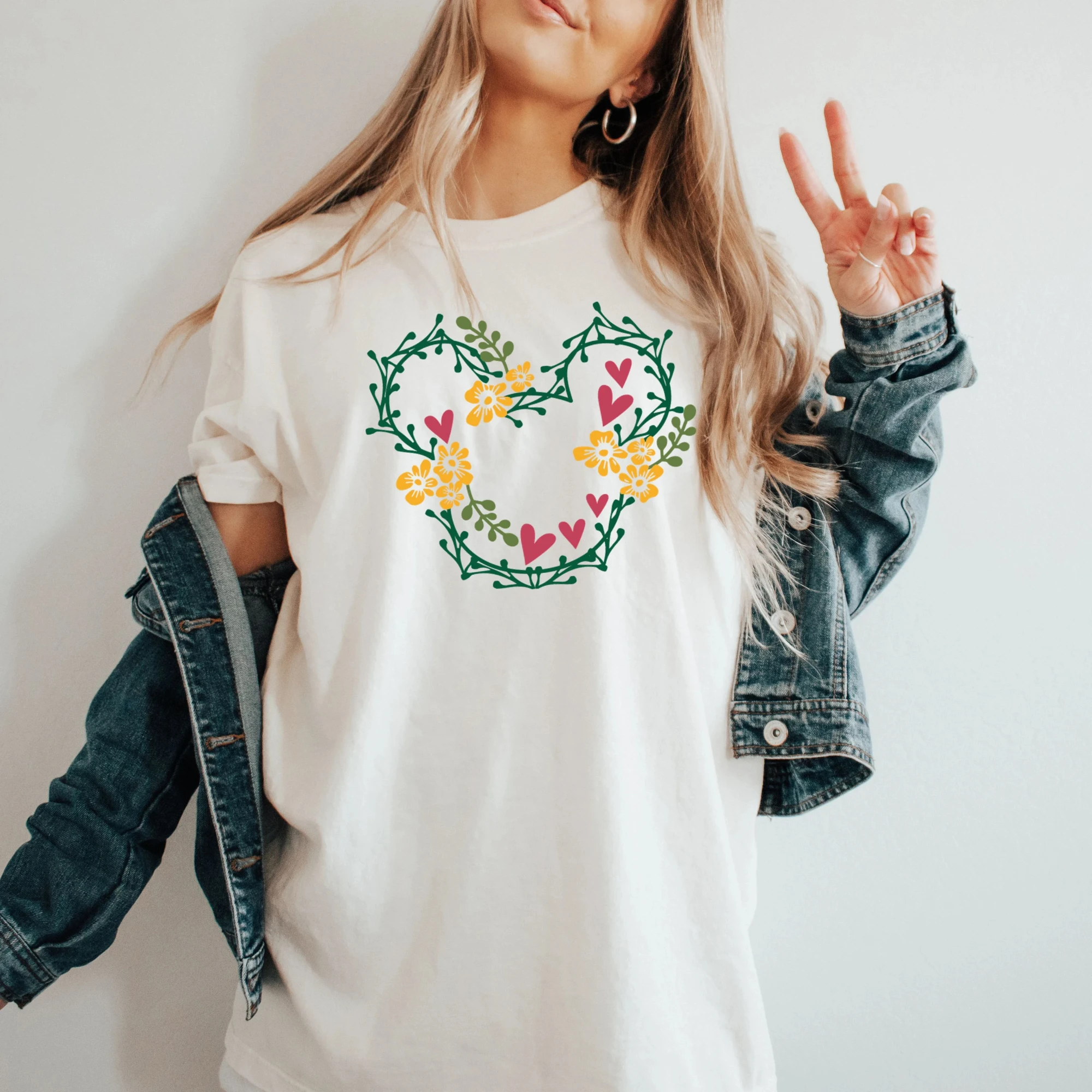 

Mickey Flower T-shirt, Nature Lover's Gift, Disney Flower and Garden Festival T-shirt, Plant Lady T-shirt, Disney Flower T-shirt