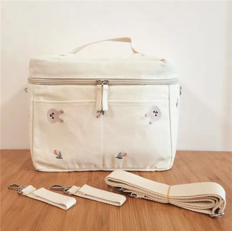 Wasserdichte Baby Fütterung Flasche Kühltasche Wärmedämmung Mama Tasche Kinderwagen Baby Windel Tasche für Kinderwagen Organizer Windel Beutel – Detail 3