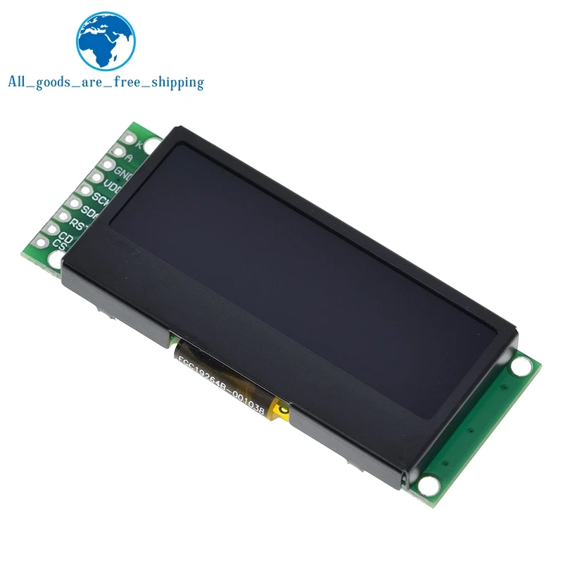 TZT LCD19264 192*64 192X64 Graphic Matrix LCD Module Display Screen 3.3-5V LCM  UC1609C Controller with LED Backlight