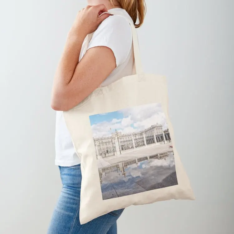 Madrid Royal Palace After Rain Tote Bag