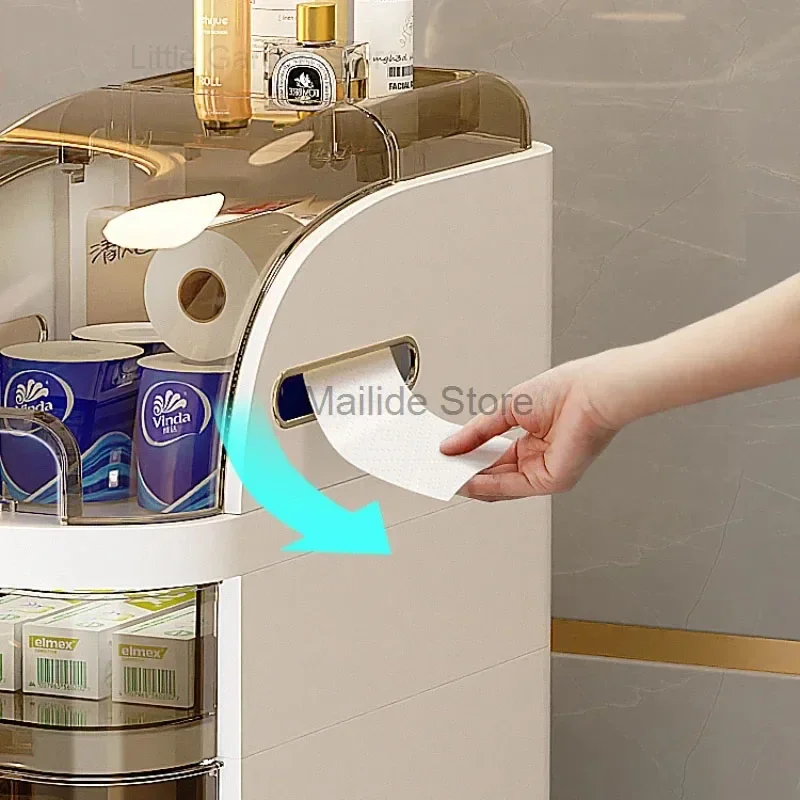 

Стеллажи для хранения в ванную комнату, шкафчик для хранения в ванной комнате, органайзер для хранения, шкафчик без зазора с крышкой, напольный узкий шкаф