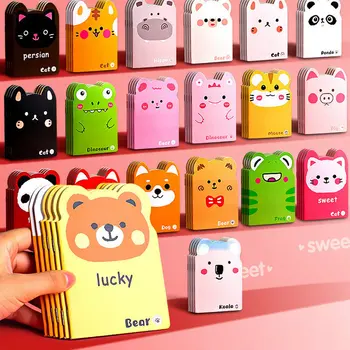 10/20/40pcs Cartoon Cute Small Book Mini Pocket Notebook Portable Diary Note Children's…
