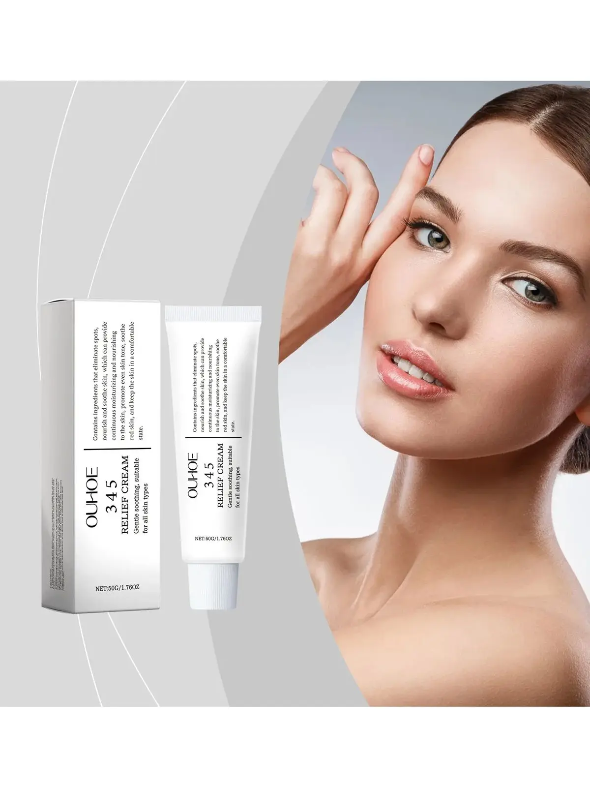 345 crème de soulagement hydratante nourrir la peau soin apaisant visage Lifting raffermissant éclaircir le teint beauté crème hydratante