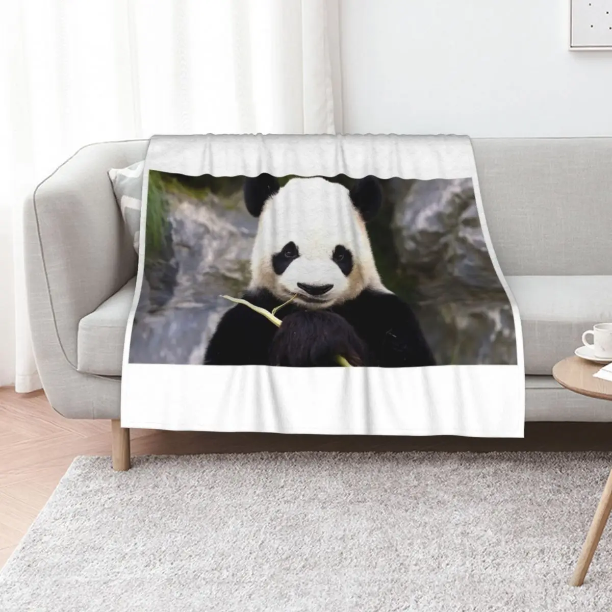 Panda Throw Blanket warm for winter Bed linens Furry Decorative Sofa Polar Designers Blankets