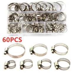 60PCS boxed clamp hoop connector stainless steel American throat hoop clamp combination