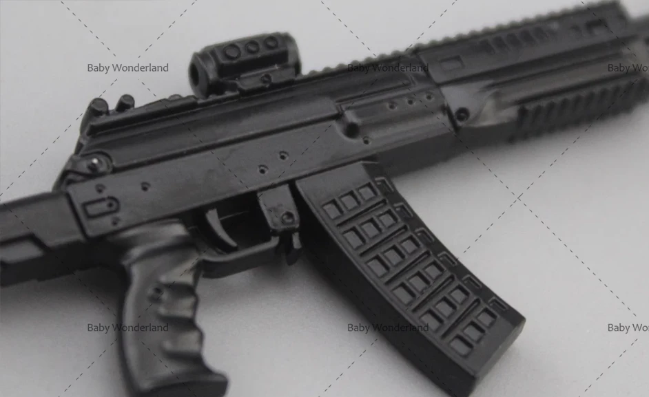 W magazynie 1/12 AK 308 Mini-wkrętak żołnierz broń Model scena zdobienie manekin dopasowanie dla 6-calowego ciała figurki akcji