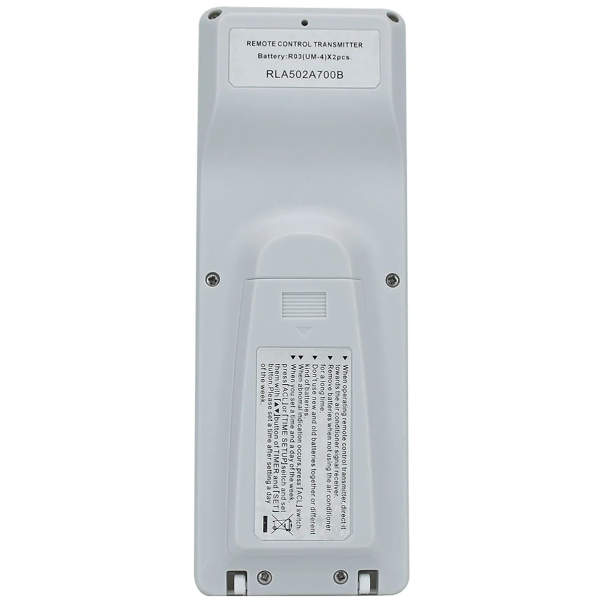 RLA502A700B Remote Control for Mitsubishi Air Conditioner RLA502A700L RLA502A700S RLA502A700B Remote Control Replacement