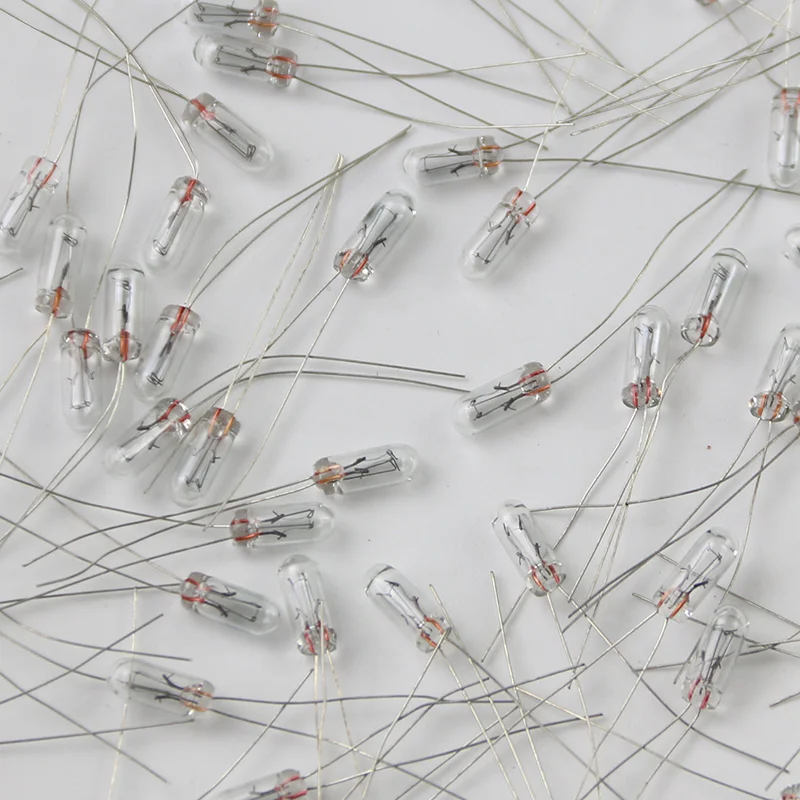 미니 밀 쌀 전구 스위치 단추 전구 표시기 전구 텅스텐 램프, 5mm, 4mm, 3mm, 3mm, 6V, 9V, 12V, 24V, 50 개