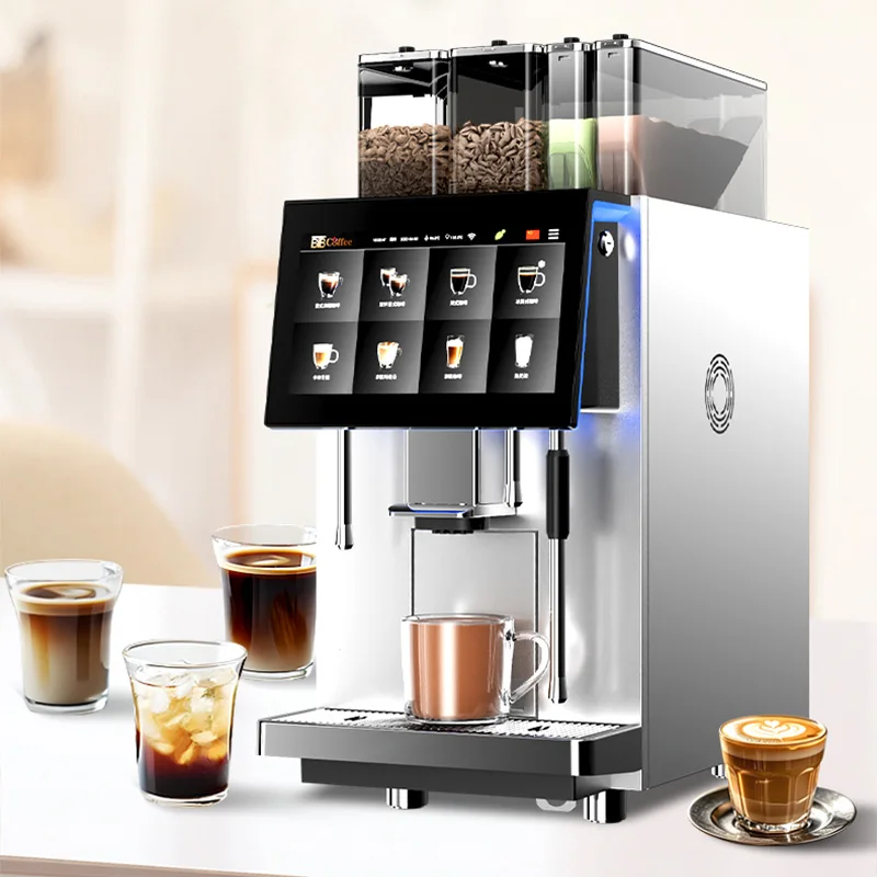 #BTB-302 Fully Automatic Coffee Machine 10.1 Touchscreen Commercial Espresso Coffee Machine for Convenience Store