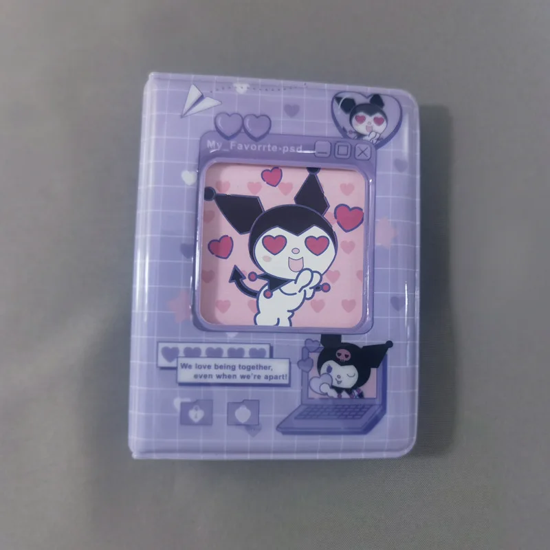 مرحبا كيتي كرتون لطيف فتاة طالب هدية الكرتون أنيمي kt النساء الملحقات 3 بوصة ألبوم تخزين كتاب ألعاب أطفال بالجملة