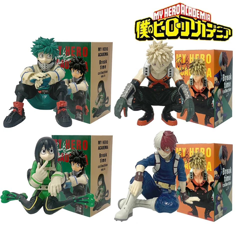 12cm My Hero Academia Anime Figure Midoriya Izuku Todoroki Shouto Bakugou Katsuki Action Figures Anime Character Model Gift