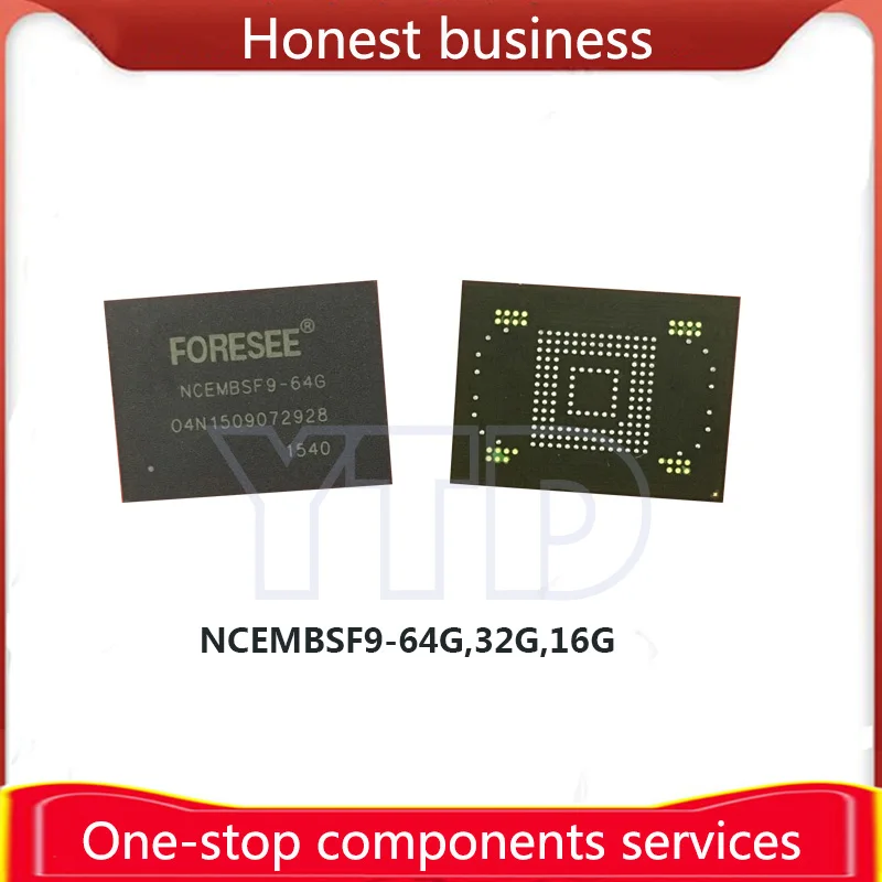 1 piece NCEMBSF9-64G 100% quality 100% working EMMC BGA 64G chip font mobile phone hard disk memory NCEMBSF9