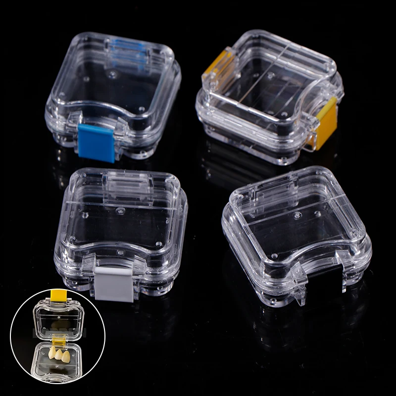 High Quality Dental Tooth Box With Film Denture Storage Box Membrane Teeth Container Holder Case