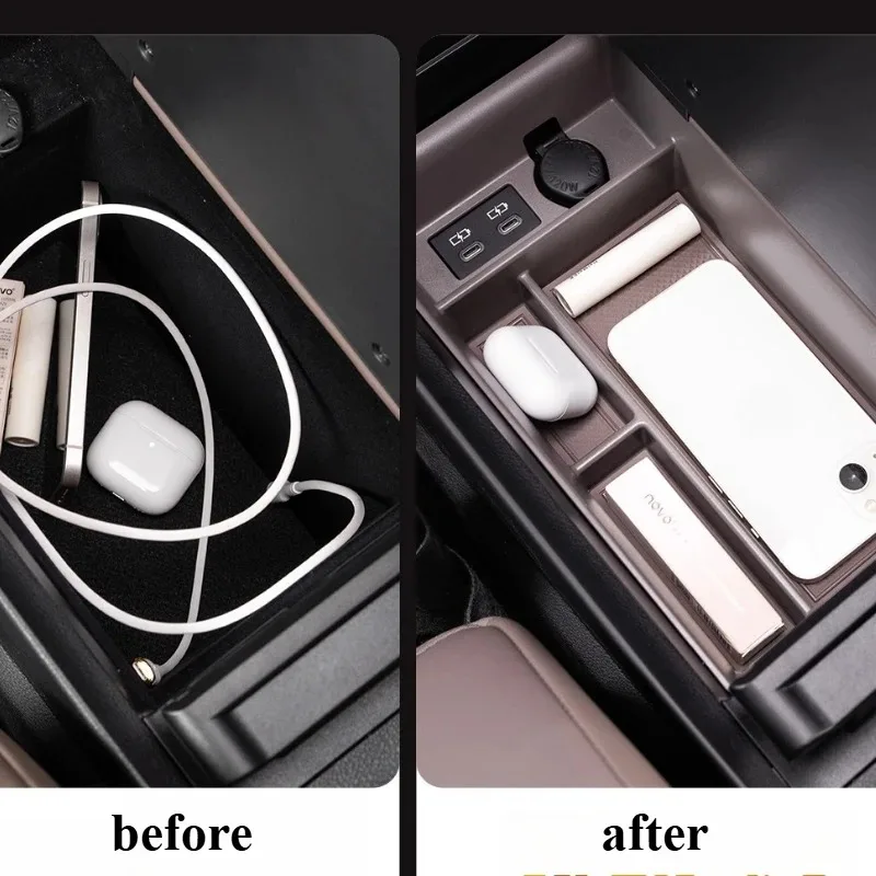 Armrest Box Storage Box Central Control Modification Accessories Daquan Car Accessories Tools For Lexus ES200 ES 2021-2025