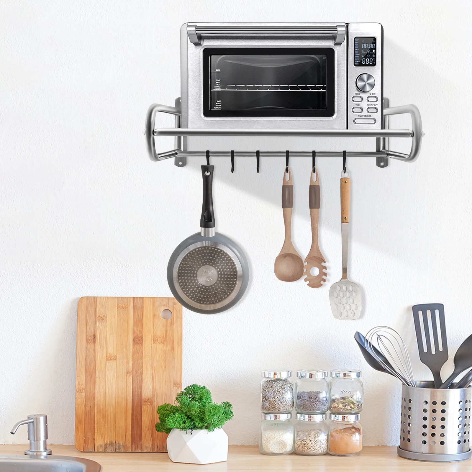 

Microwave Stand for Kitchen, Living Room, Study, Balcony, Restaurants, Bathroom