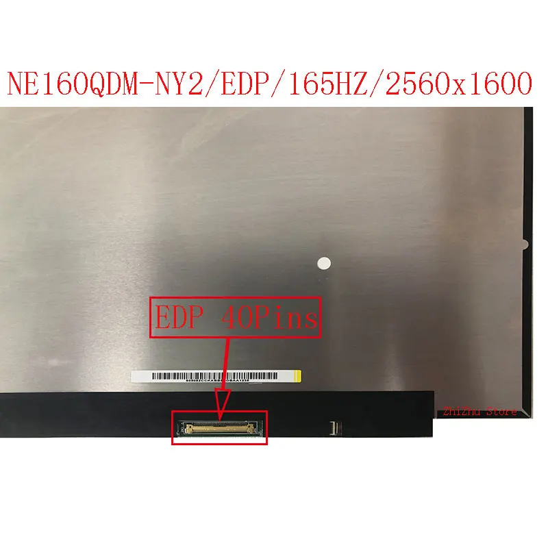 NE160QDM-NY2 V8.0 LCD-Display 100 % sRGB16,0 Zoll 2560 x 1600 IPS EDP 40 Pins 2,5 K 120 Hz FRU:5D11B02425