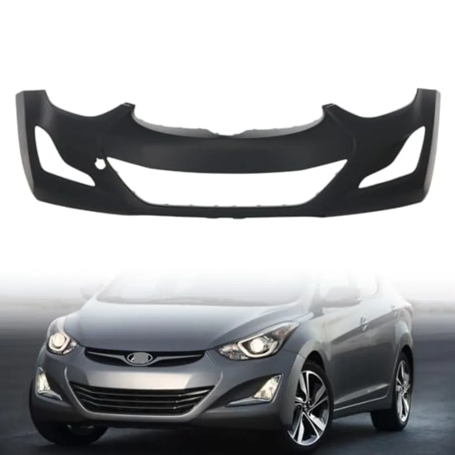 

Передний бампер (загрунтованный) для Elantra 2014-2016, HY1000204, черный, ударопрочный, OEM-качество