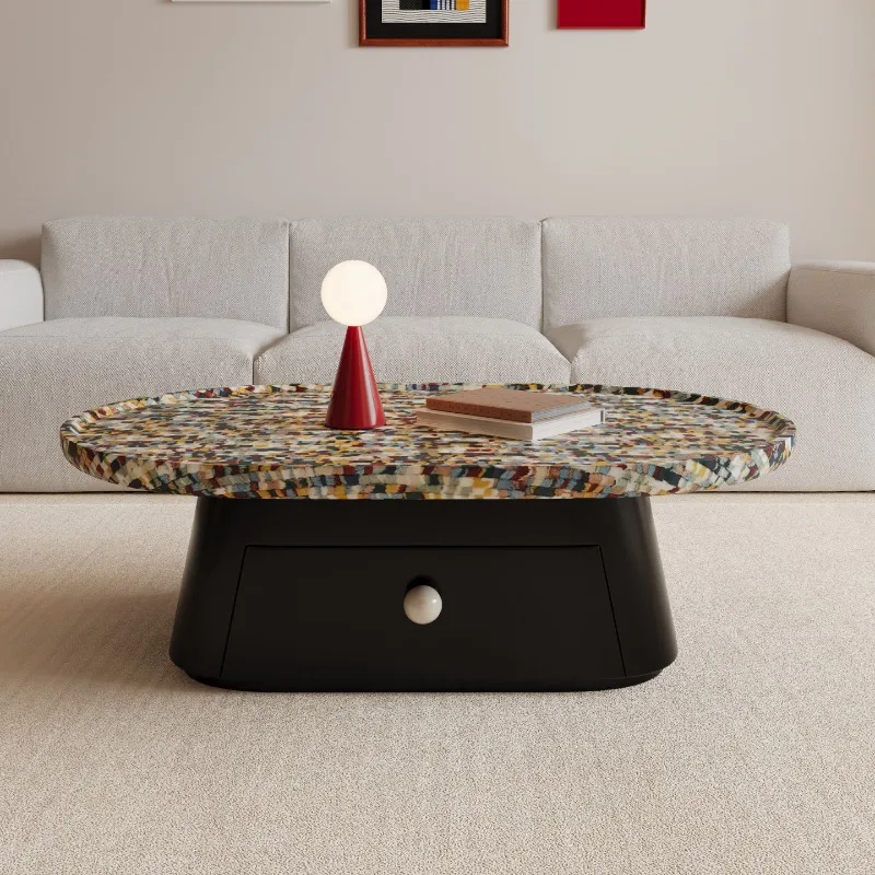 

Drawers Writing Side Table Moving Organizer Designer Living Room Modern Coffee Table Luxury Mesas Bajas Chinese Style Furniture