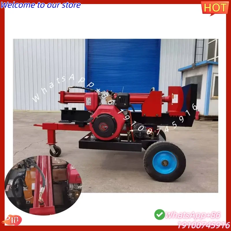 2026Hot Heavy Hydraulic Log Splitter Portable Timber Splitting Equipment for Logging Yard Farm Wood Preprocessing